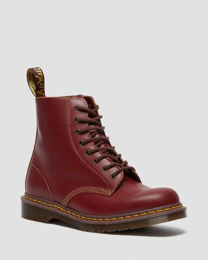 Dr Martens Vintersko Dame Brune 1460 Vintage Made In England Lace Up 2104RBXVA